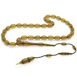 Sistemli Özel Kesim Usta İşi Sarı Katalin Tesbih