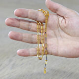 Sistemli Kesme Kesim Şeffaf Beyaz Mini Boy Ateş Kehribar Tesbih