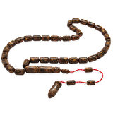 Sistemli Kapsül Kesim Kahverengi Kokulu Tarçın Ağacı Tesbih