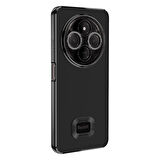 Xiaomi Redmi 14C 4G Kılıf Logo Yeri Açık Kamera Lens Korumalı Renkli Kenarlı Şeffaf Silikon