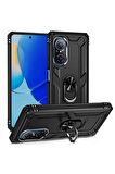 Huawei Nova 9 SE Kılıf Yüzüklü Standli Tank Kapak