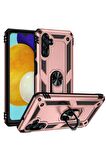 Samsung Galaxy A04S Kılıf Yüzüklü Standli Tank Kapak
