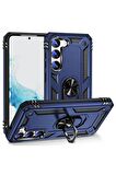 Samsung Galaxy S23 Plus Kılıf Yüzüklü Standli Tank Kapak
