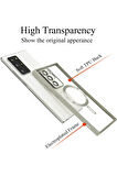 Samsung Galaxy S21 FE Kılıf Kamera Lens Korumalı Renkli Magsafe Şeffaf Silikon