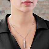 Zarif Tasarım 925 Ayar Gümüş Cevşen Kolye