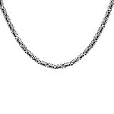 925 Ayar Gümüş 60 cm Uzunluk  2 mm Genişlik 80 Mikron Kalınlık Erkek Kral Zincir