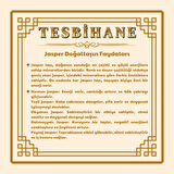 Silver Renk Metal Zincirli Amorf Jasper Doğaltaş Kadın Kolye