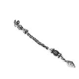 Anadolu Motifi Temalı Arnavut Zincirli Tek Kamçılı Kararmaz Metal Püskül