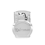 Kişiye Özel İsim Yazılı Gümüş Renk Stres Çarkı Tasarım Manyetorlu Çakmak