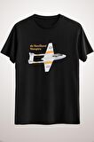 Erkek Siyah De Havilland Vampire British Ww2 Airplane