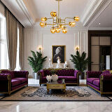 Chiaro 9'lu Glop Avize