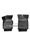 Volkswagen Caddy PANELVAN (2 Parça) 3D Havuzlu Paspas 2003-2010 Siyah