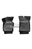 Volkswagen Caddy PANELVAN (2 Parça) 3D Havuzlu Paspas 2010-2015 Siyah