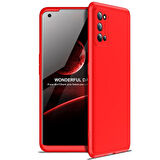 Realme 7 Pro Kılıf 3 Parça Slim Sert Silikon Kapak AYS
