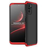 Xiaomi Redmi Note 10S Kılıf 3 Parça Slim Sert Silikon Kapak AYS