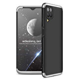 Samsung Galaxy M12 Kılıf 3 Parça Slim Sert Silikon Kapak AYS