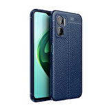 Xiaomi Redmi Note 11E Kılıf Deri Görünümlü Slim Silikon 