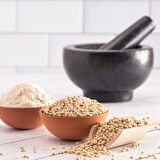 (Glutensiz) Çiğ Karabuğday Unu 2 Kg – Sorgum Unu 2 Kg – Psyllium 100 Gr – Kuru Maya