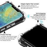 Huawei Mate 20 Pro Anti Şok Darbe Emici Şeffaf Silikon Kılıf