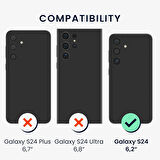 Samsung Galaxy S24 Kılıf 360 Şeffaf Ön Arka Korumalı Şeffaf Silikon