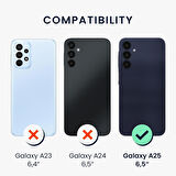 Samsung Galaxy A25 Kılıf 360 Şeffaf Ön Arka Korumalı Şeffaf Silikon