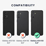 Samsung Galaxy A54 Kılıf 360 Şeffaf Ön Arka Korumalı Şeffaf Silikon
