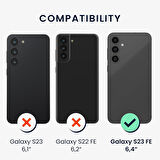 Samsung Galaxy S23 FE Kılıf 360 Şeffaf Ön Arka Korumalı Şeffaf Silikon