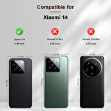 Xiaomi 14 Kılıf 360 Şeffaf Ön Arka Korumalı Şeffaf Silikon