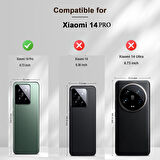 Xiaomi 14 PRO Kılıf 360 Şeffaf Ön Arka Korumalı Şeffaf Silikon