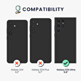 Samsung Galaxy S24 ULTRA Kılıf 360 Şeffaf Ön Arka Korumalı Şeffaf Silikon