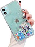 Apple iPhone 12 Kılıf DüZ (Simsiz) Sulu ios ikon Silikon (facebook )