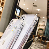 Apple iPhone 13 PRO Kılıf Simli Sulu ios ikon Silikon (facebook )