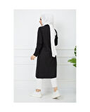Baskı Detaylı Tunik Siyah-219