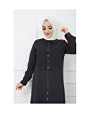Baskı Detaylı Tunik Antrasit-227
