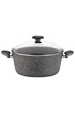 papilla Nature Stone 20 Cm Granit Tencere, Gri 3 NS TN4 31 004