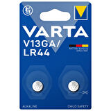 Varta V13GA/LR44 1.5V Alkalin Pil 2'li