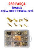 280 Parça İzolesiz Dişi ve Erkek Terminal Seti