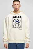 Baskılı Kapşonlu 3 İplik Sweatshirt FM1.114BJÖ