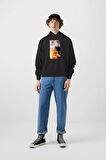 Baskılı Kapşonlu Sweatshirt FM1.170SÖ