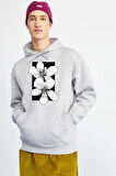 Baskılı Kapşonlu Sweatshirt FM1.181GÖ