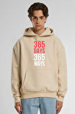 Baskılı Kapşonlu Sweatshirt FM1.184BJÖ
