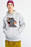 Baskılı Kapşonlu Sweatshirt FM1.185GÖ