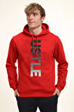 Baskılı Kapşonlu Sweatshirt FM1.187KÖ