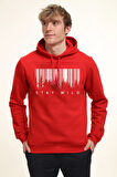 Baskılı Kapşonlu Sweatshirt FM1.191KÖ