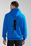 Baskılı Kapşonlu Sweatshirt FM1MÖ