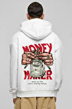 Baskılı Kapşonlu Sweatshirt FM1.4BA