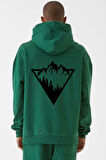 Baskılı Kapşonlu Sweatshirt FM1.6YA