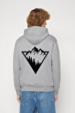 Baskılı Kapşonlu Sweatshirt FM1.6GA