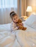 Seçkin Kız Çocuk Kalp Desen Pijama Takımı