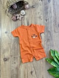 Little Life Turuncu Erkek Bebek Yazlık Tulum